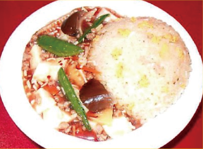 マーボー豆腐チャーハン